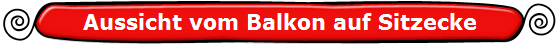 Aussicht vom Balkon auf Sitzecke